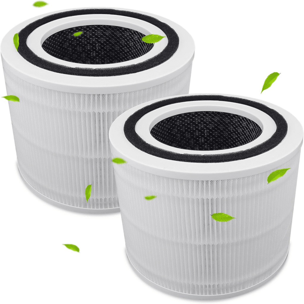 Filtros de recambio compatibles para purificador Levoit Core 300S con tecnología HEPA H13 y carbón activo