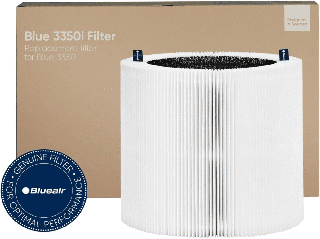 Filtro de recambio original Blueair 3350i con certificación HEPASilent para purificadores Blue Pure