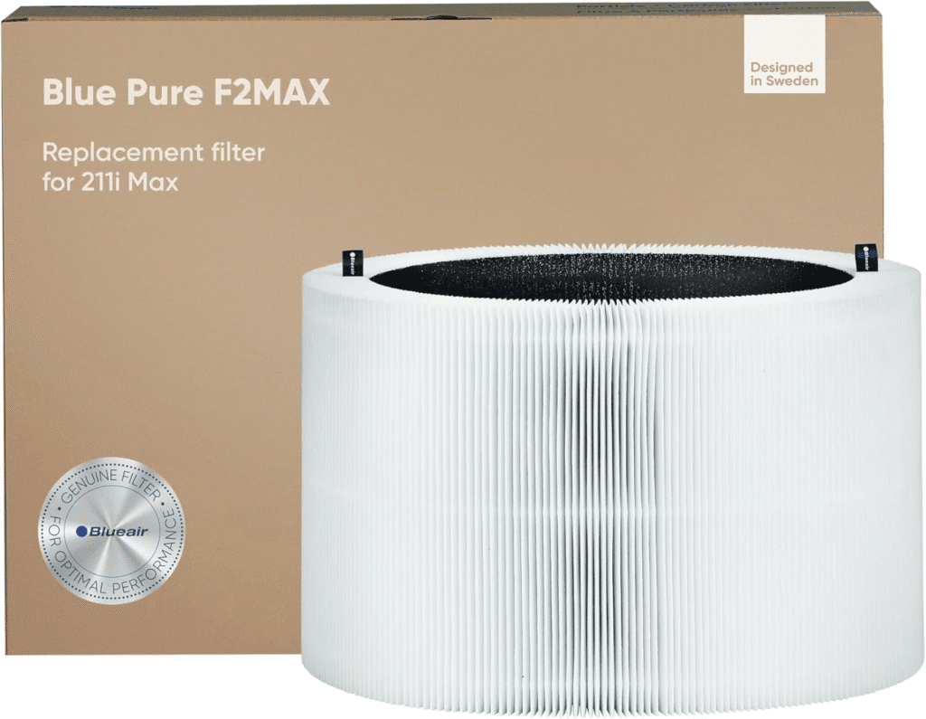 Filtro de recambio original Blueair Blue Pure 211i Max con tecnología HEPASilent para purificadores de aire