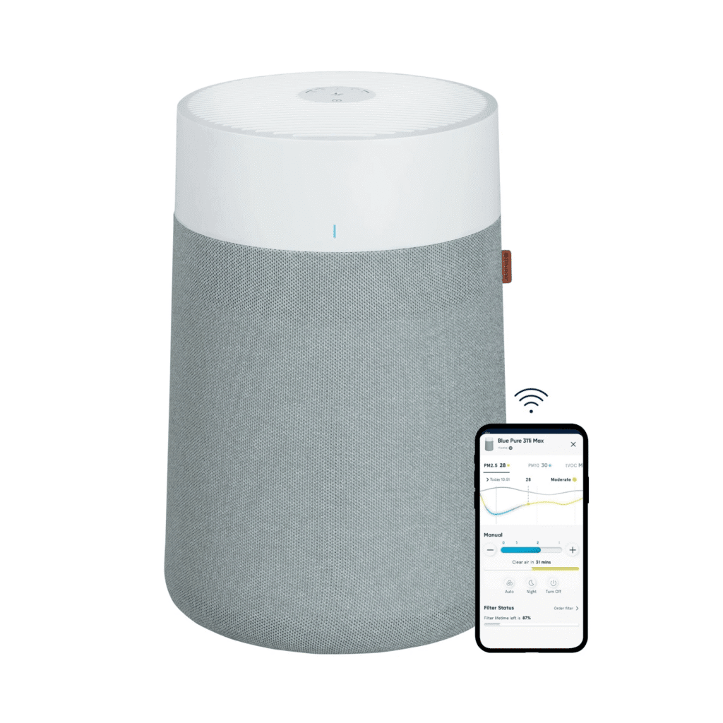 Purificador de aire Blueair Blue Pure 3350i Max con filtro HEPA y WiFi
