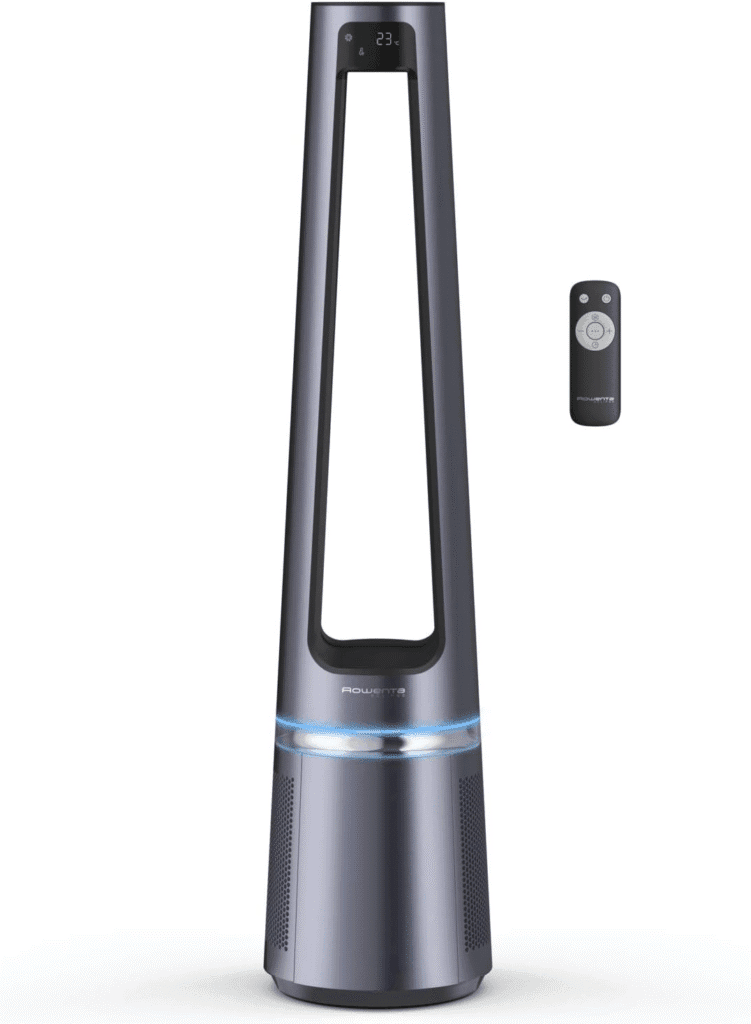 Purificador Rowenta Eclipse 2 en 1 con filtro HEPA y ventilador oscilante